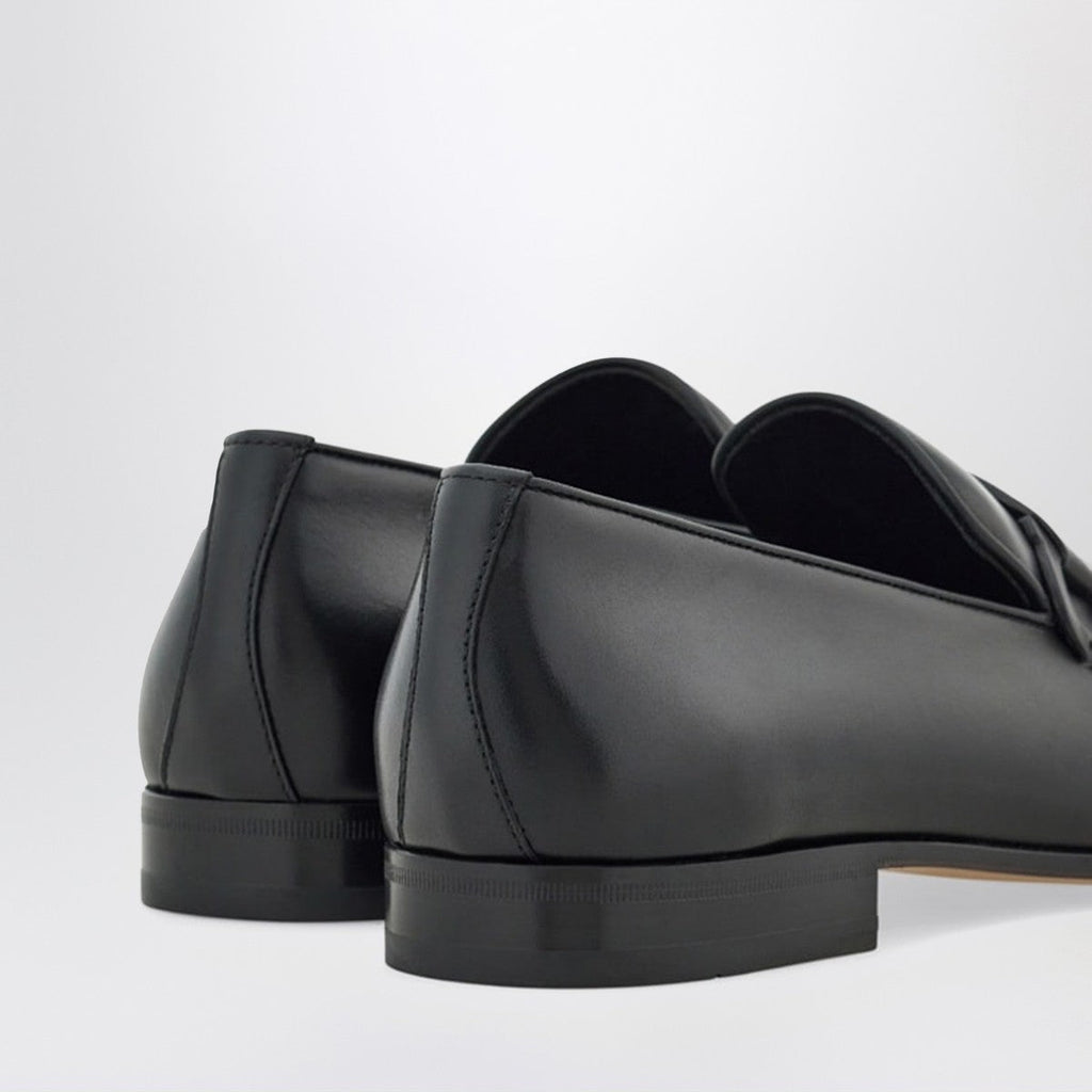Ferragamo Ferragamo Black loafer with Gancini logo