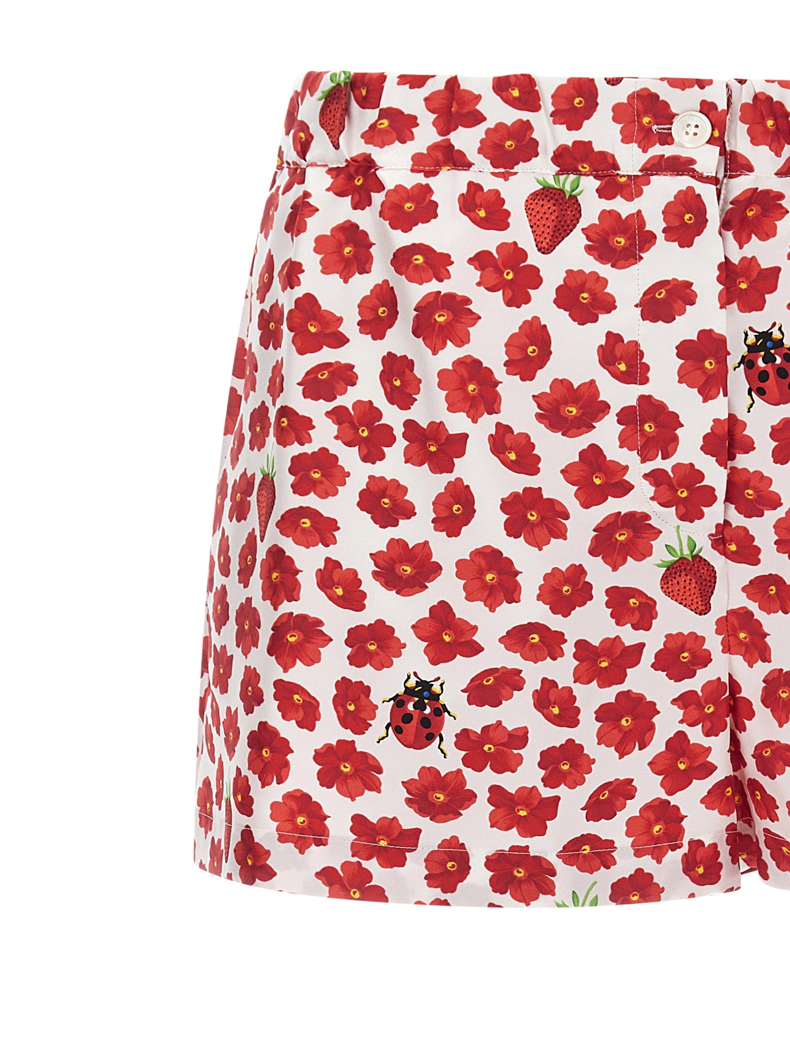 Versace Versace Strawberry Garden Shorts