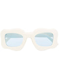 Bonsai oversized curved-frame sunglasses