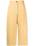 Studio Nicholson PRE Studio Nicholson Pre Conscious Criteria page Wide leg cropped cotton trousers