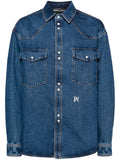 Palm Angels Palm Angels Monogram denim shirt