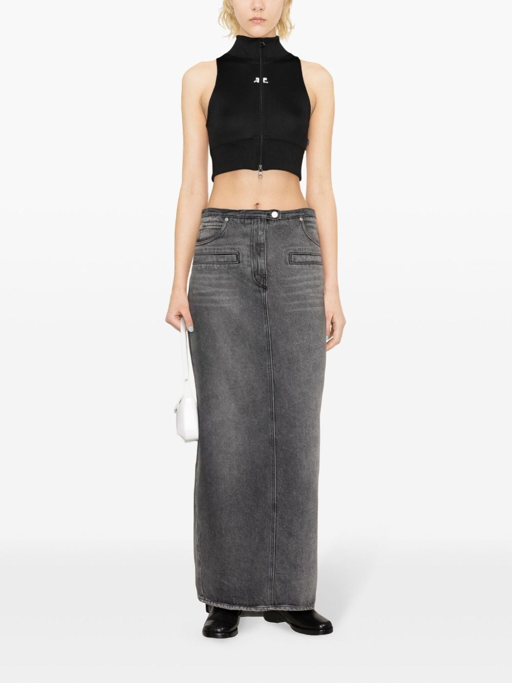 Courreges Pre Courreges Pre Cropped track vest