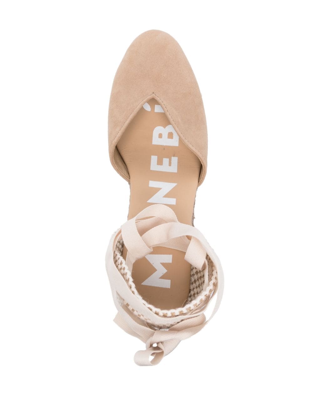 Manebí Manebi Hamptons Suede Heart-Shaped Wedge Espadrilles