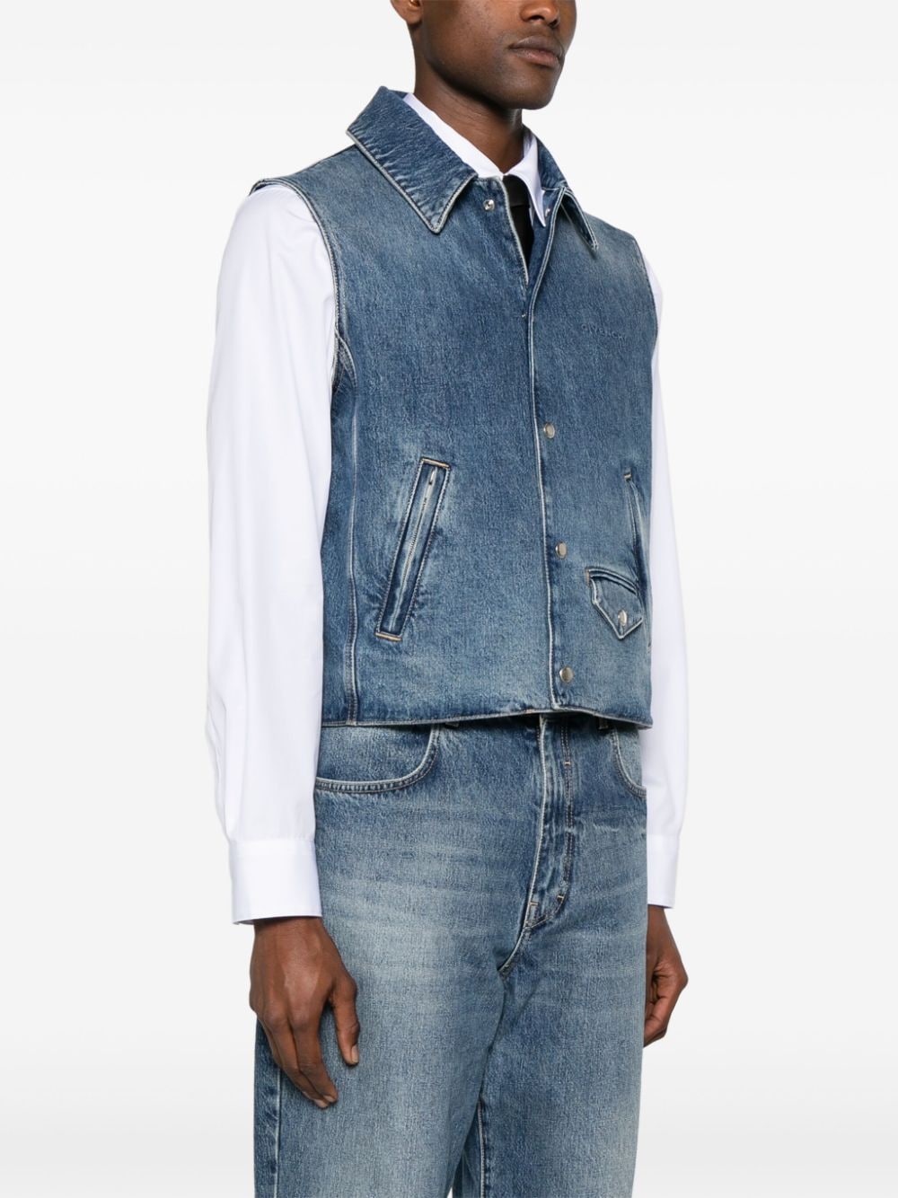 Givenchy Givenchy Denim cotton vest