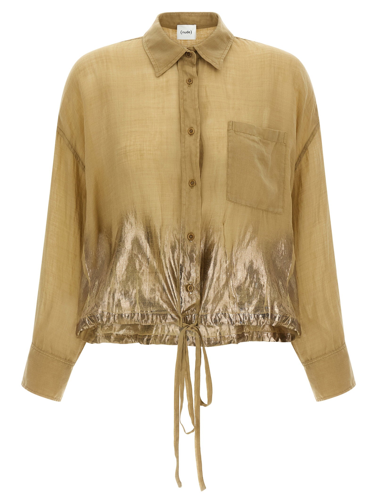 Nude Nude Linen Blend Shirt