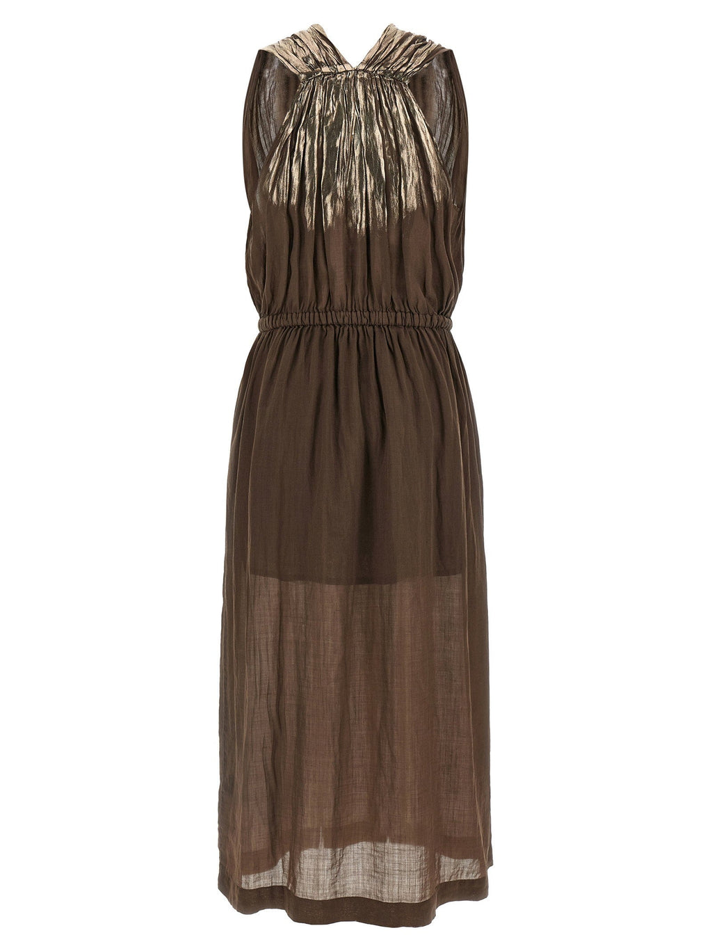 Nude Nude Linen Blend Dress