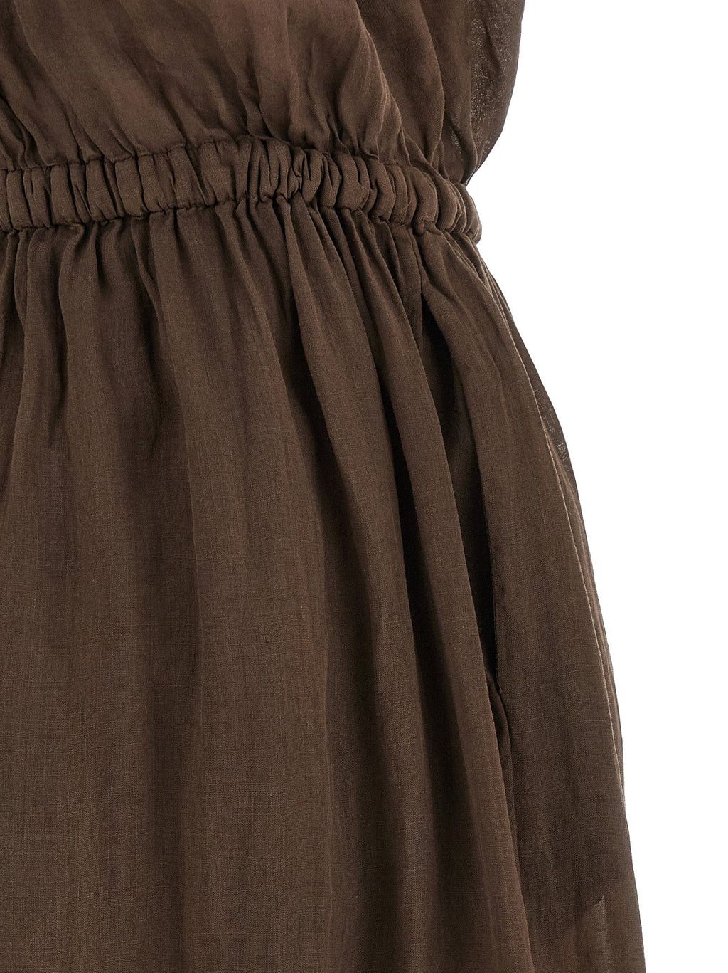 Nude Nude Linen Blend Dress