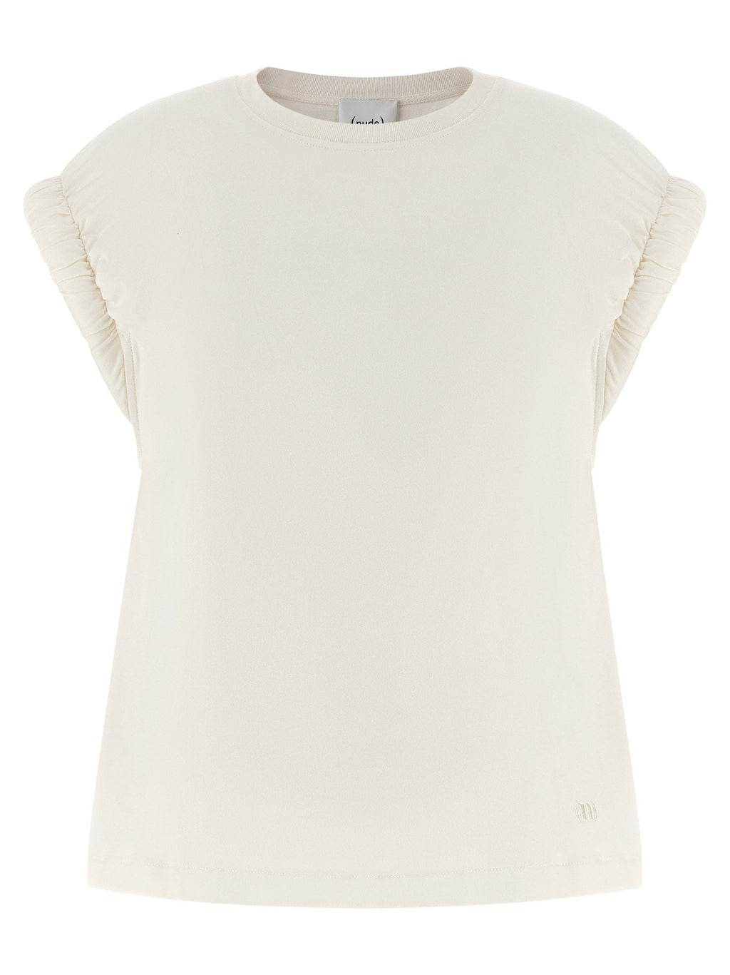 Nude Nude Curled Sleeve T-shirt