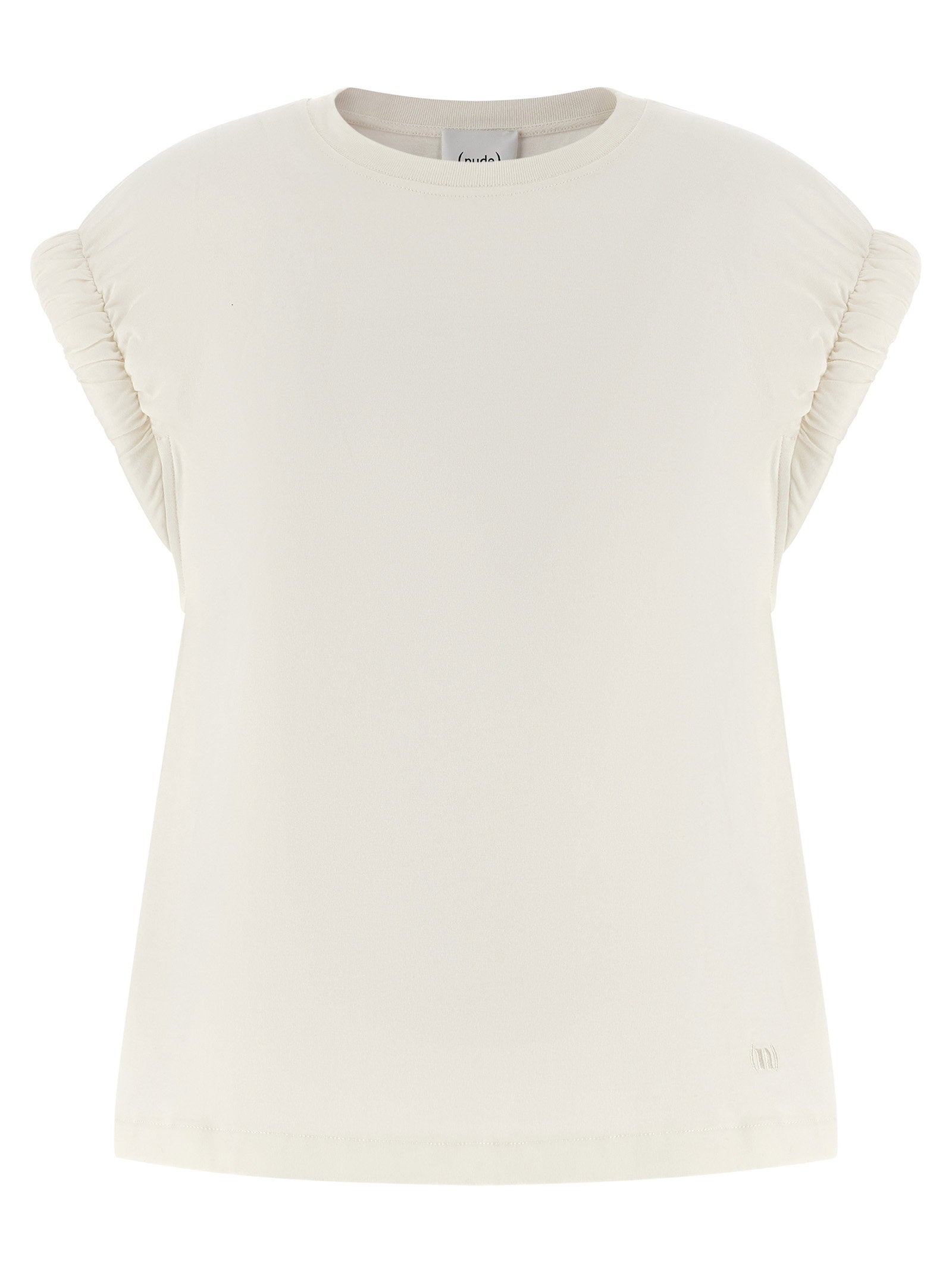 Nude Nude Curled Sleeve T-shirt