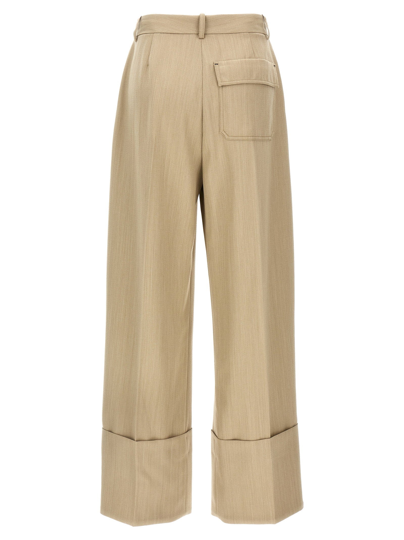 Victoria Beckham Victoria Beckham Maxi Turn-up Pants