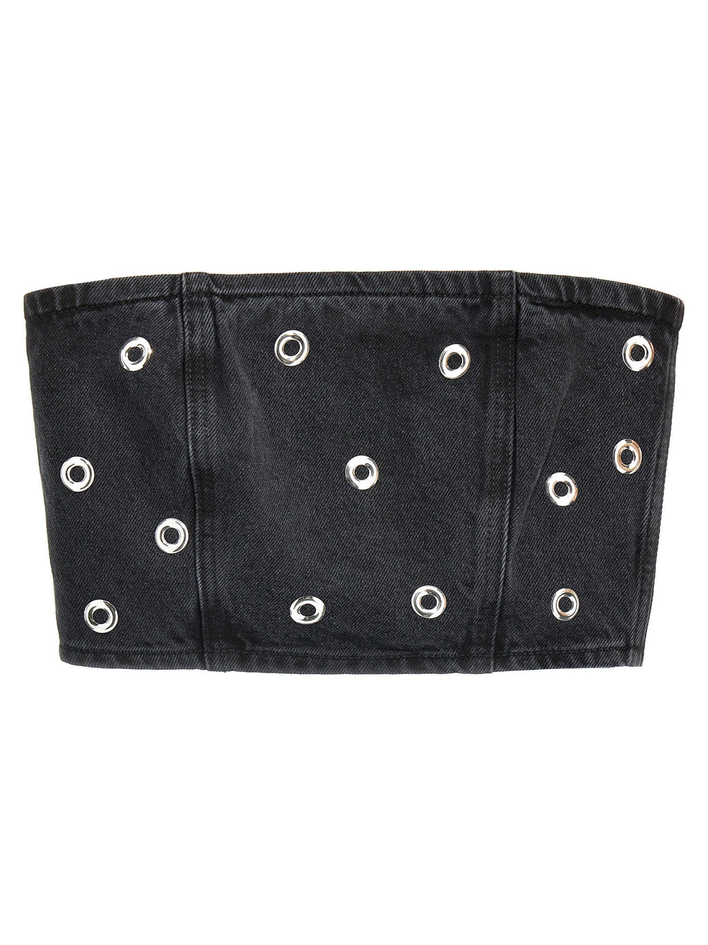 Rotate Birger Christensen Rotate Birger Christensen Studded Denim Top