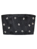 Rotate Birger Christensen Rotate Birger Christensen Studded Denim Top