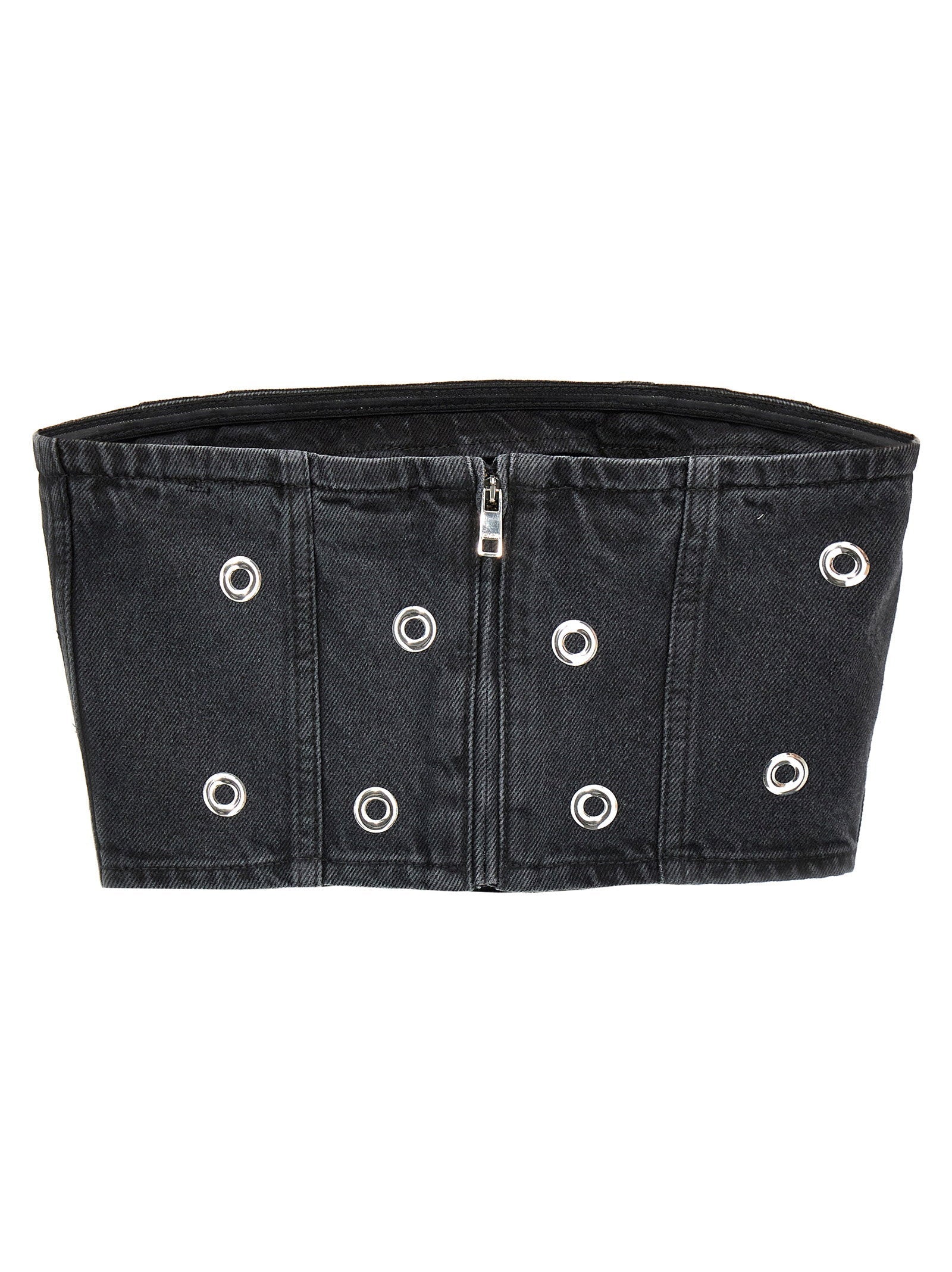 Rotate Birger Christensen Rotate Birger Christensen Studded Denim Top