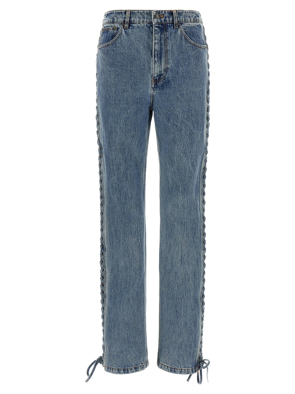 Rotate Birger Christensen Rotate Birger Christensen Laced Straight Leg Jeans