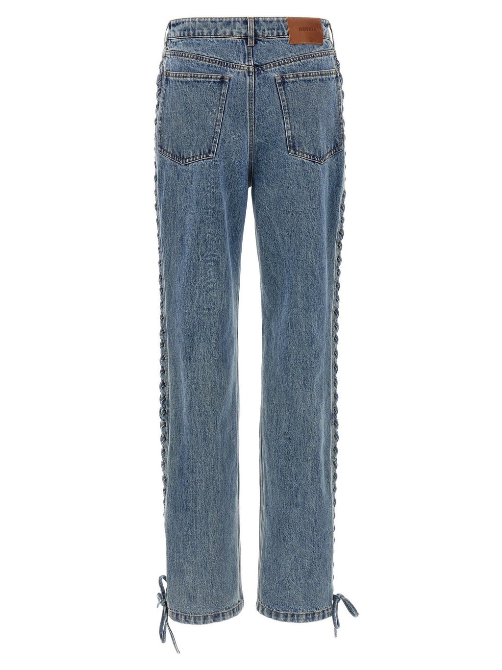 Rotate Birger Christensen Rotate Birger Christensen Laced Straight Leg Jeans