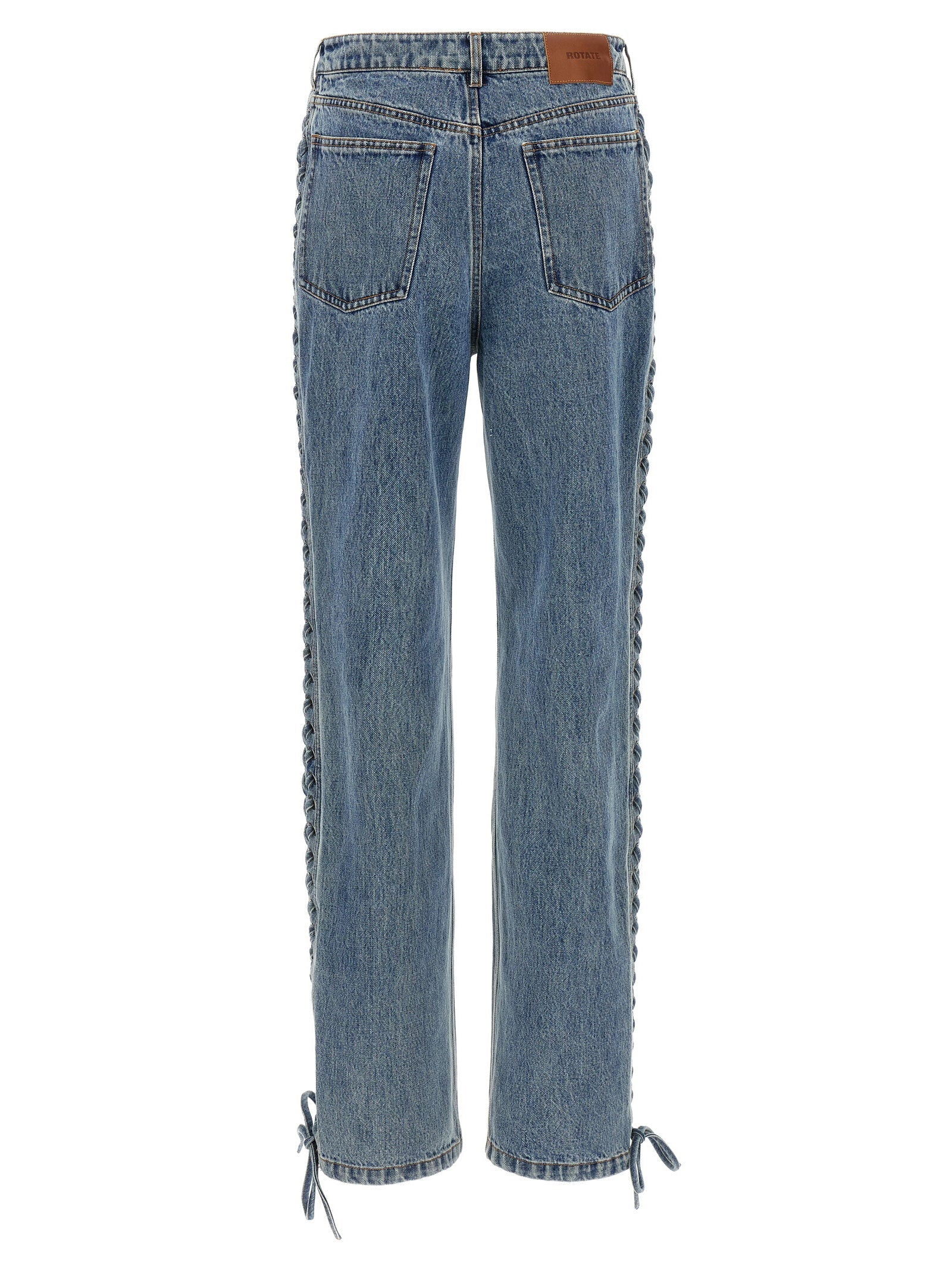 Rotate Birger Christensen Rotate Birger Christensen Laced Straight Leg Jeans