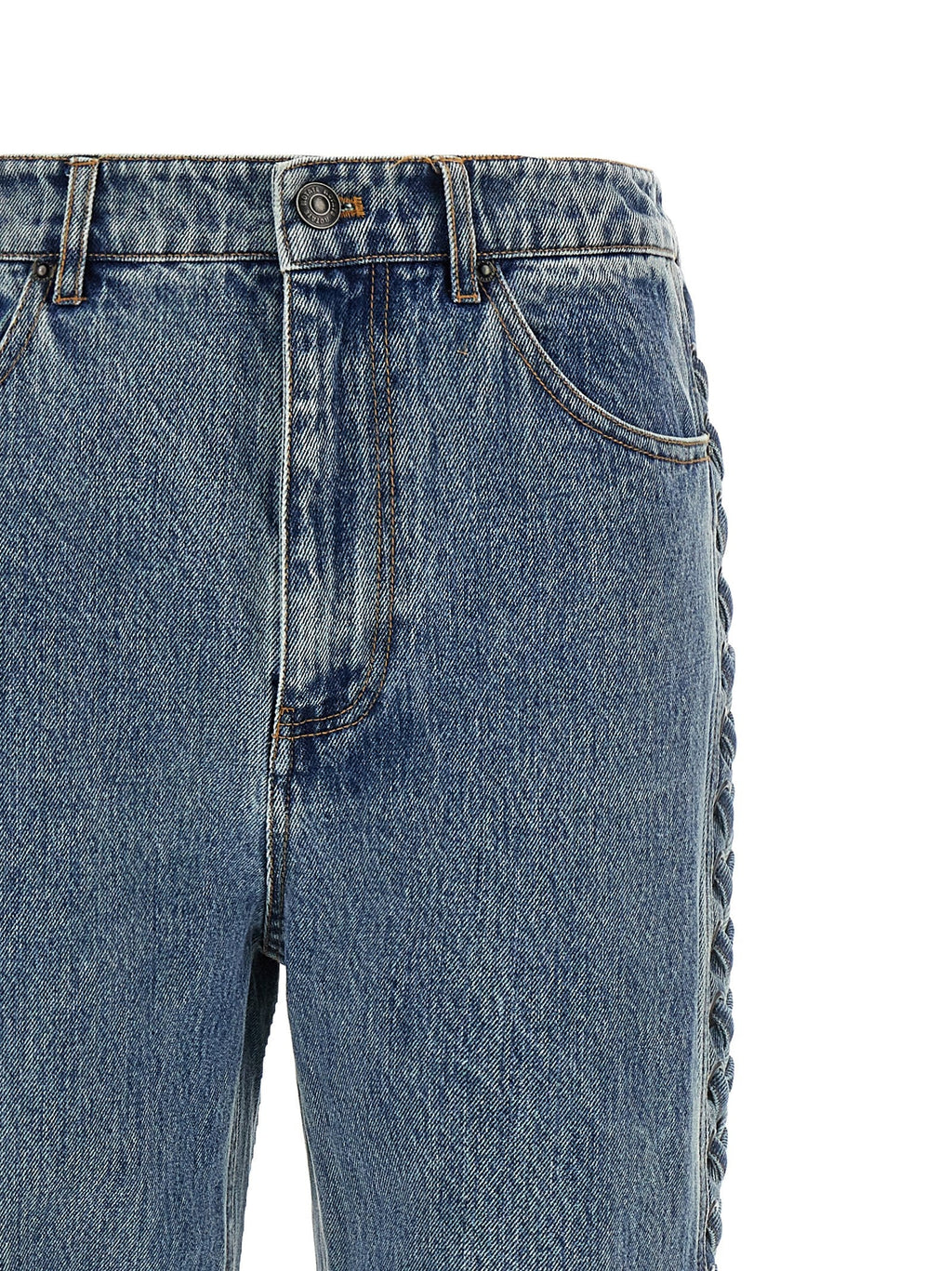 Rotate Birger Christensen Rotate Birger Christensen Laced Straight Leg Jeans