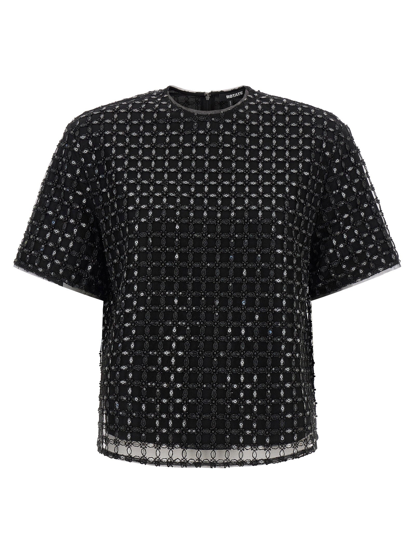 Rotate Birger Christensen Rotate Birger Christensen Beaded Oversize Top