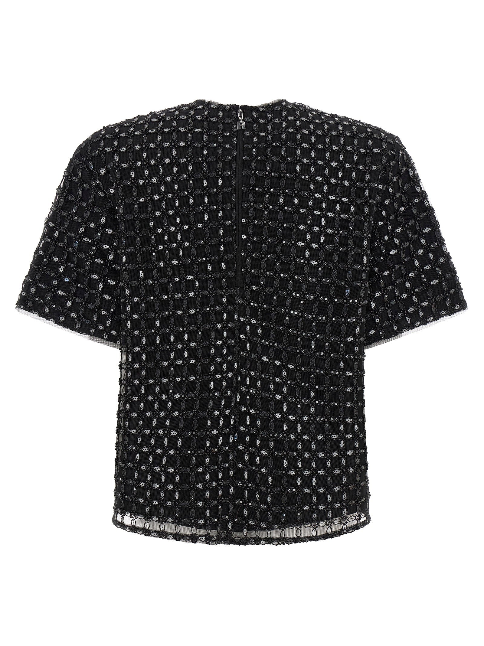 Rotate Birger Christensen Rotate Birger Christensen Beaded Oversize Top