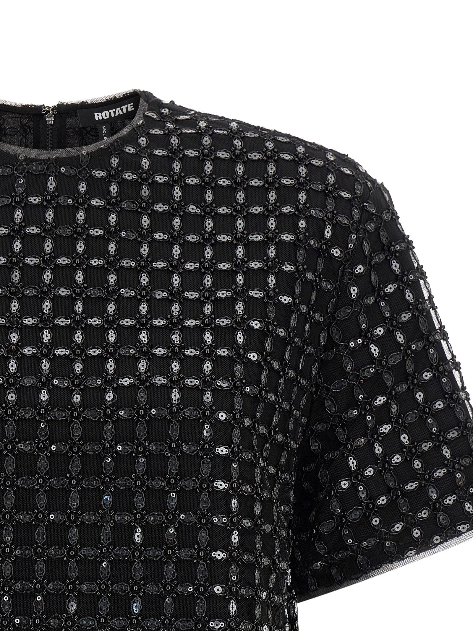 Rotate Birger Christensen Rotate Birger Christensen Beaded Oversize Top