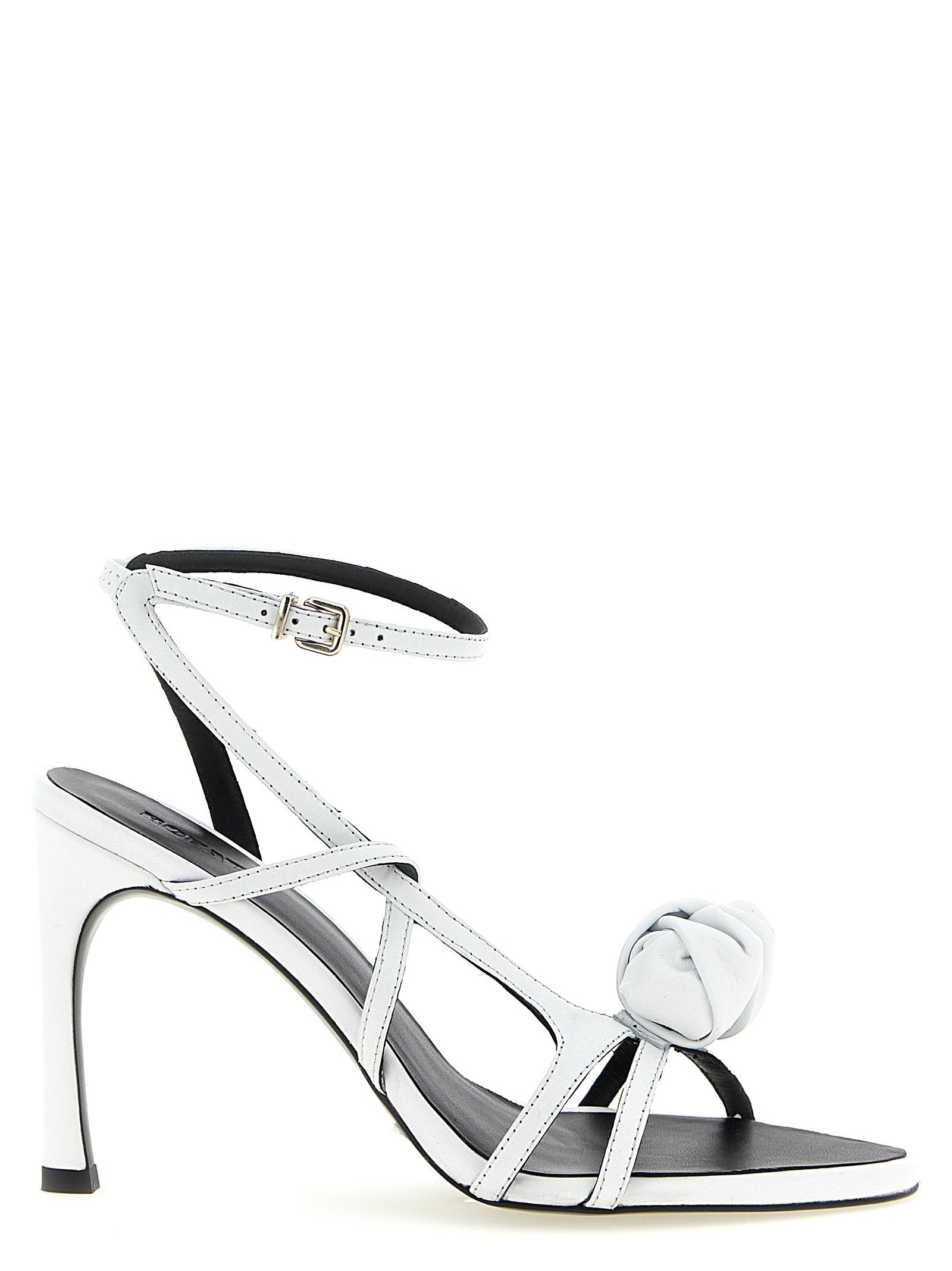 Rotate Birger Christensen Rotate Birger Christensen Leather Knot Sandals