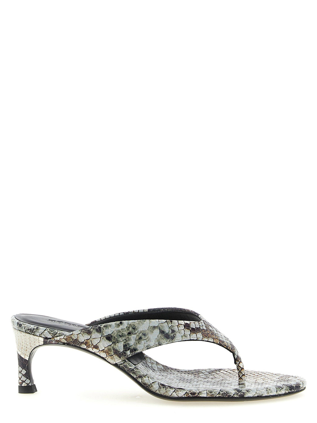 Rotate Birger Christensen Rotate Birger Christensen Snake Leather Mules