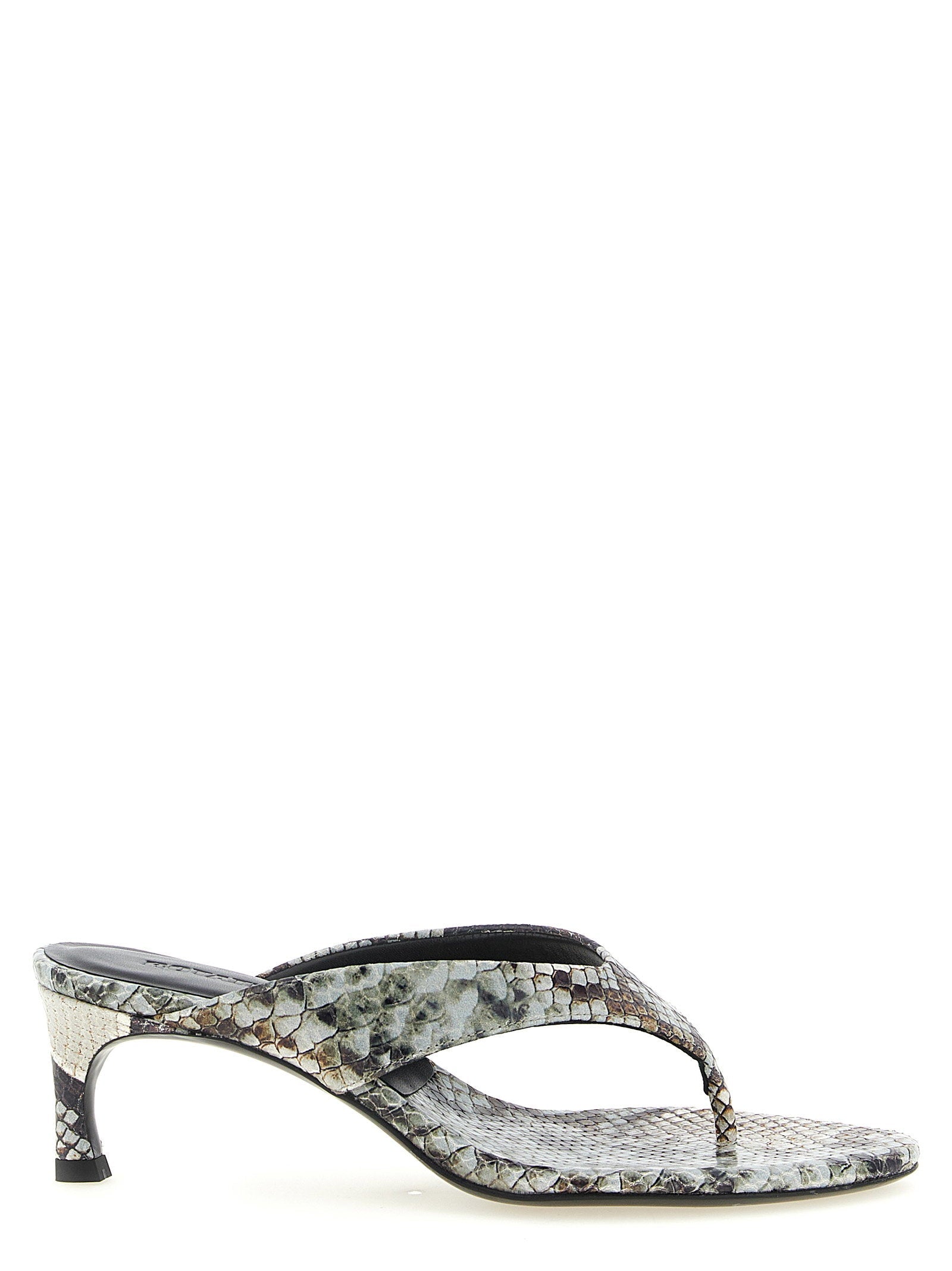 Rotate Birger Christensen Rotate Birger Christensen Snake Leather Mules