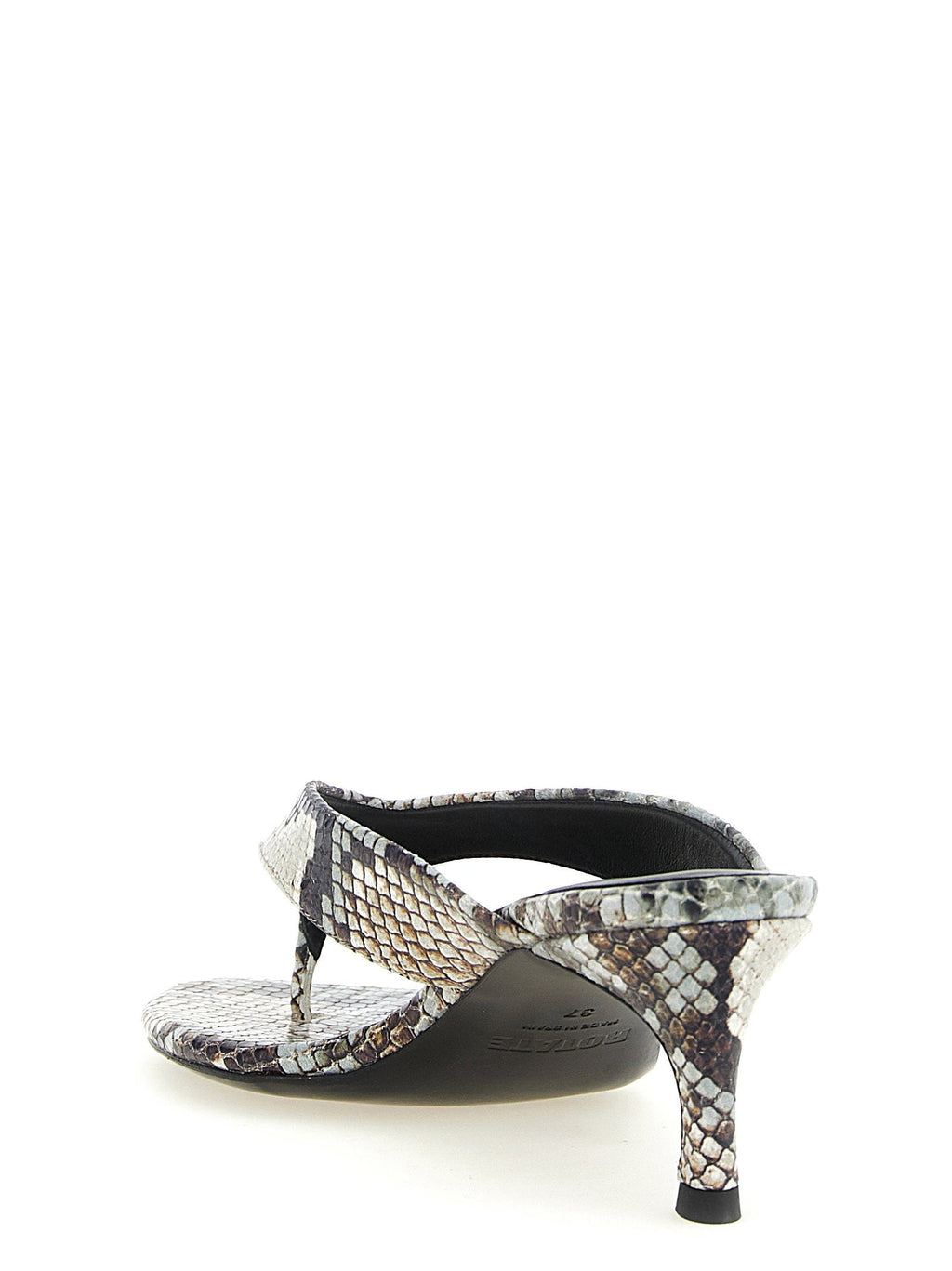 Rotate Birger Christensen Rotate Birger Christensen Snake Leather Mules