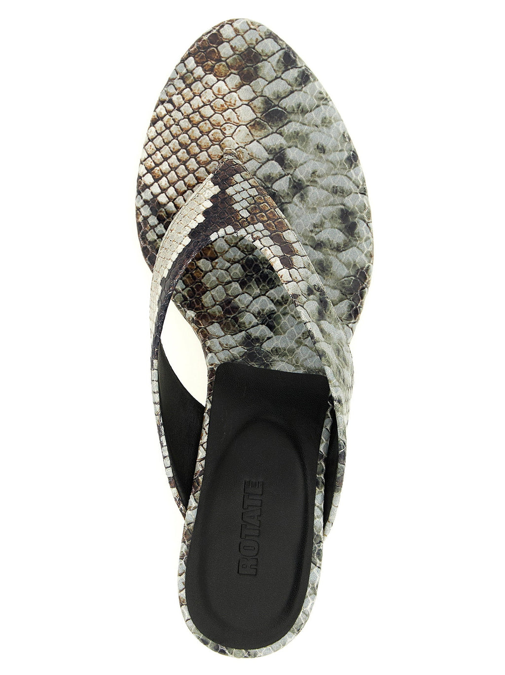 Rotate Birger Christensen Rotate Birger Christensen Snake Leather Mules
