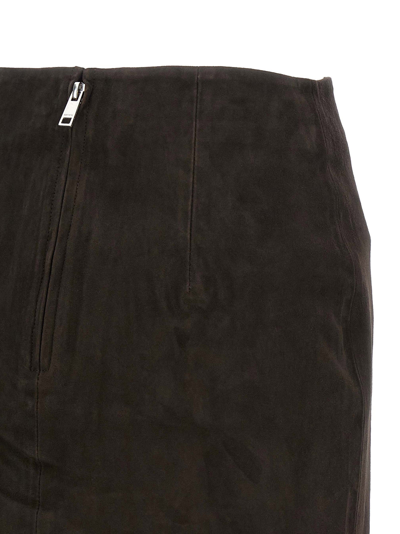 Rotate Birger Christensen Rotate Birger Christensen Suede Skirt