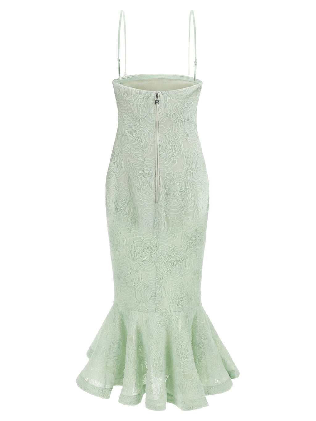 Rotate Birger Christensen Rotate Birger Christensen Flower Mesh Flounce Dress
