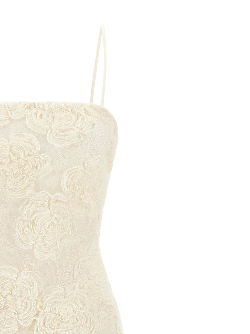 Rotate Birger Christensen Rotate Birger Christensen Flower Mesh Tube Dress