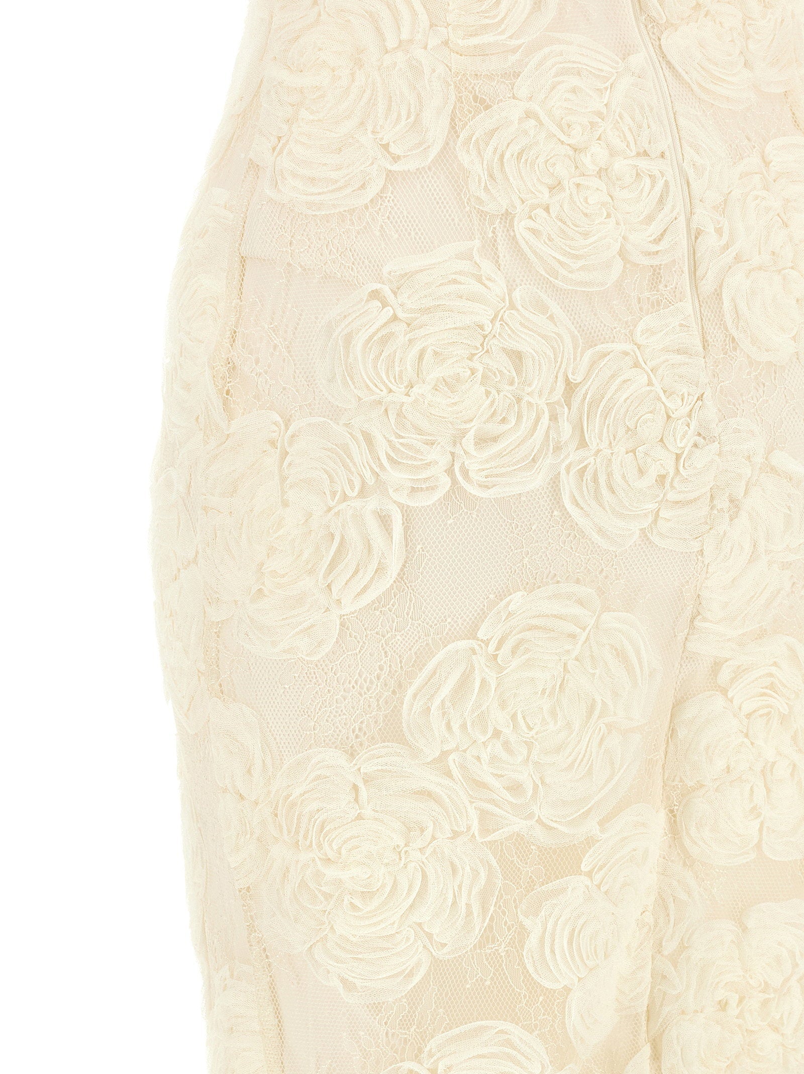 Rotate Birger Christensen Rotate Birger Christensen Flower Mesh Tube Dress