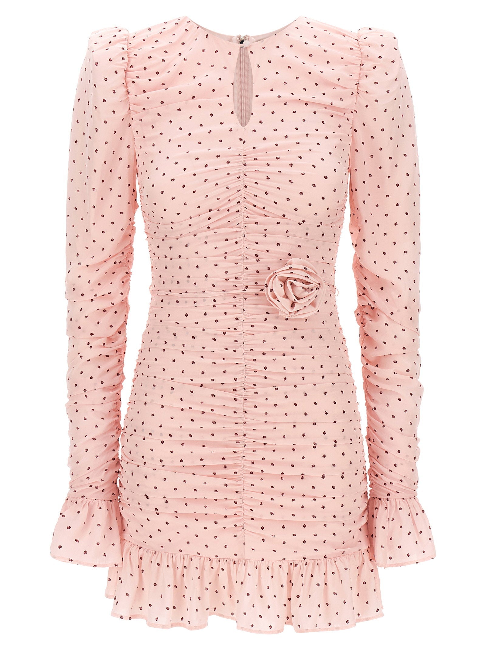 Rotate Birger Christensen Rotate Birger Christensen Mini Ruches Dress