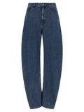 Rotate Birger Christensen Rotate Birger Christensen Draped Barrel Leg Jeans