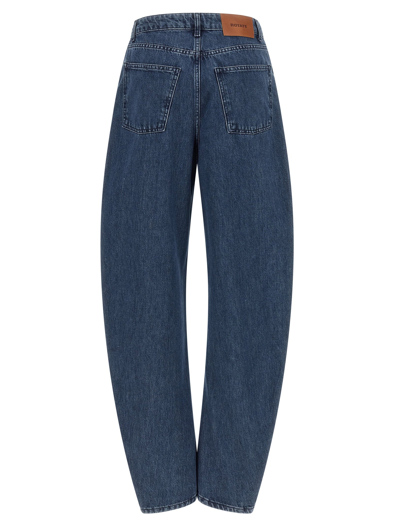 Rotate Birger Christensen Rotate Birger Christensen Draped Barrel Leg Jeans