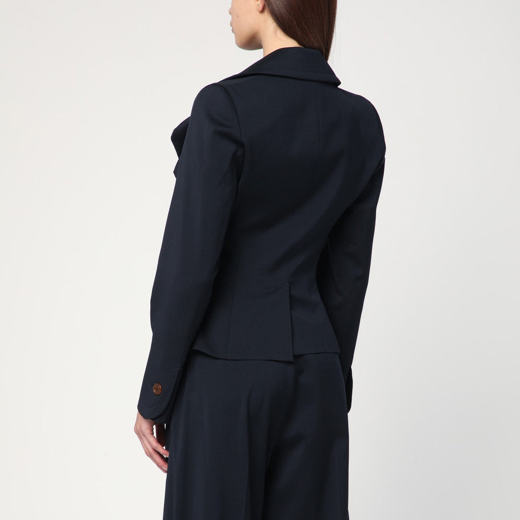 Vivienne Westwood Vivienne Westwood Navy blue Drunken jacket in wool