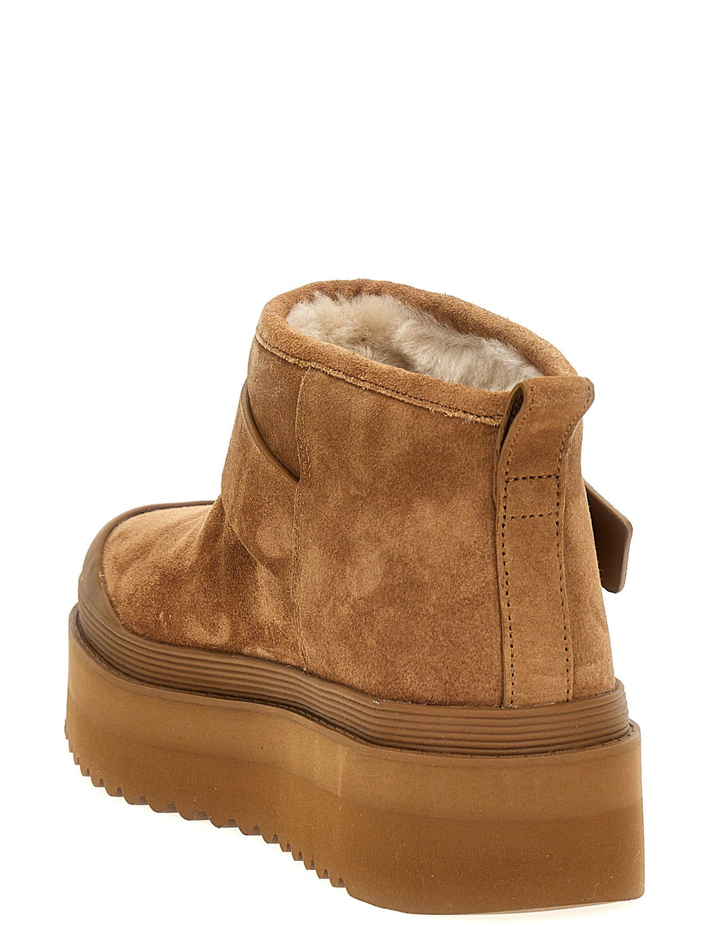 Tory Burch Tory Burch Mellow Shearling Platform Ankle Boots