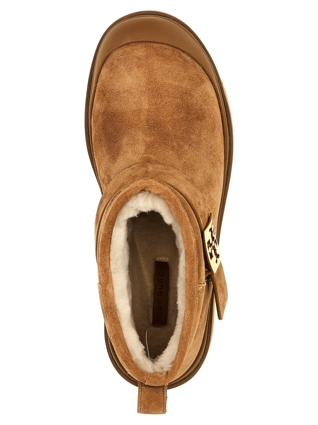 Tory Burch Tory Burch Mellow Shearling Platform Ankle Boots