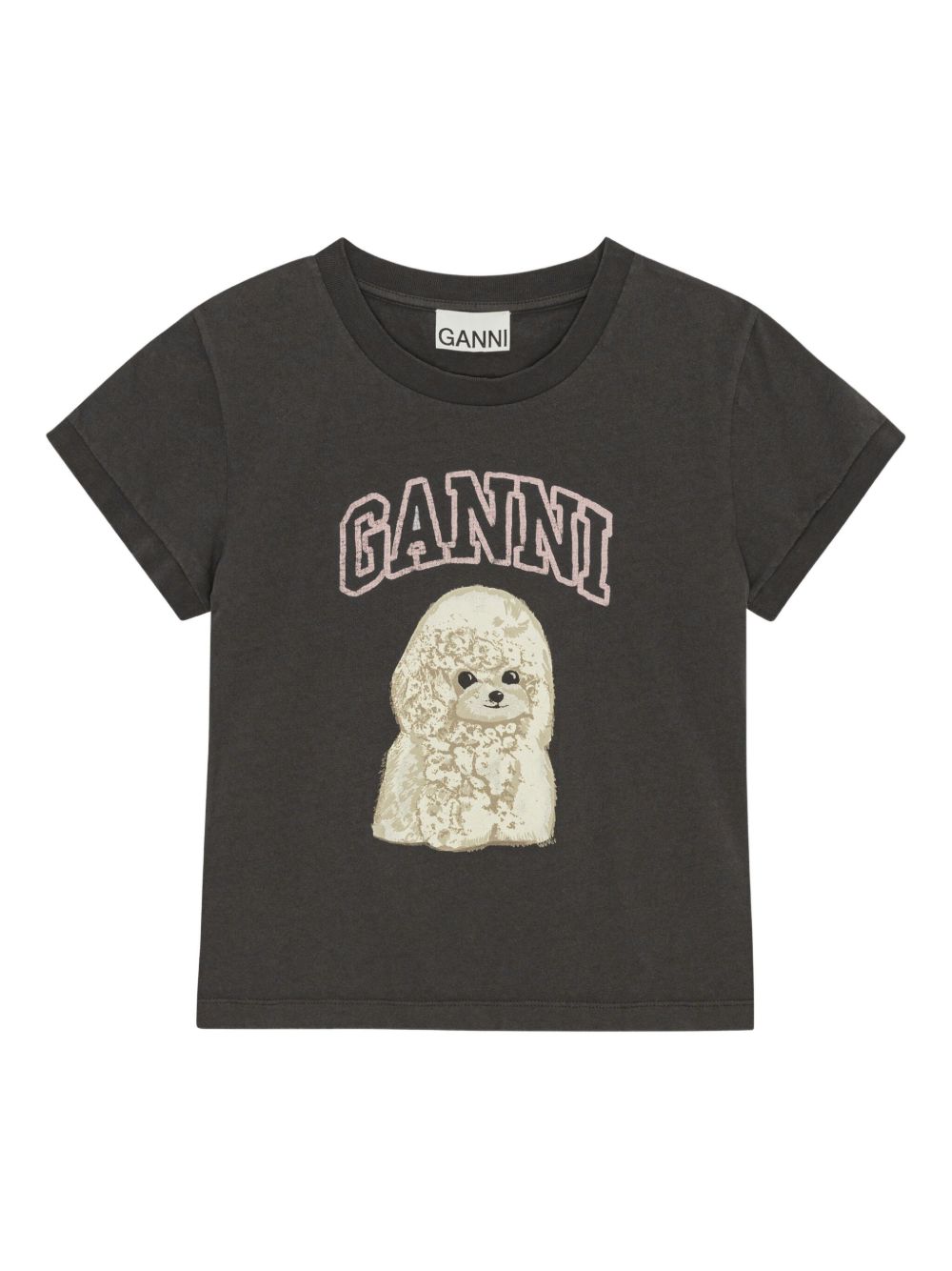 Ganni GANNI T-shirts and Polos DARK GREY
