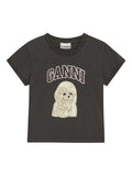 Ganni GANNI T-shirts and Polos DARK GREY