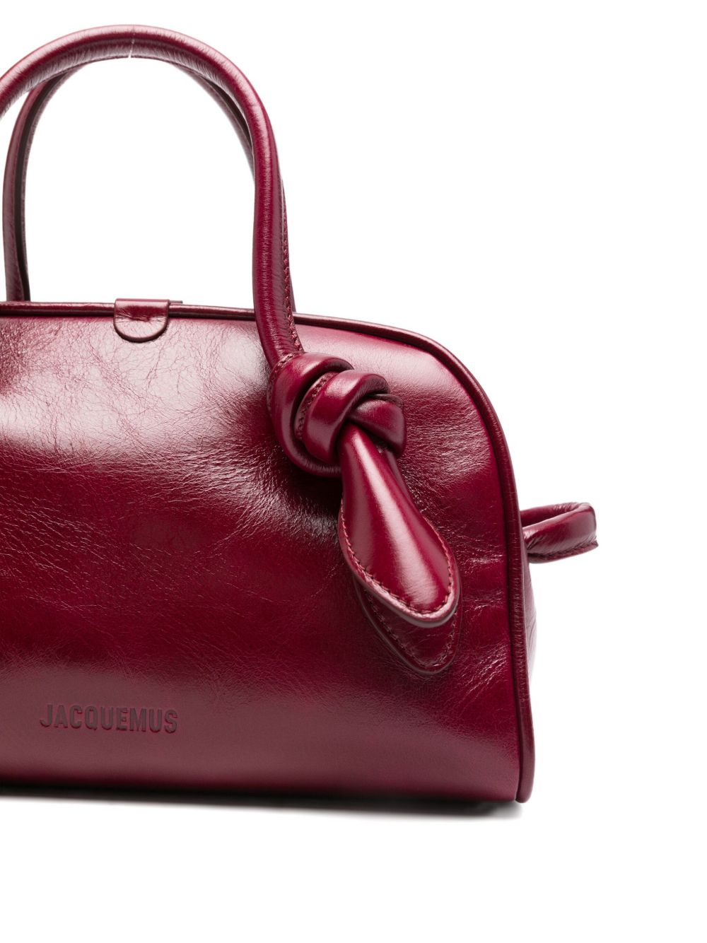 JACQUEMUS Jacquemus top-handle knot-detail bag
