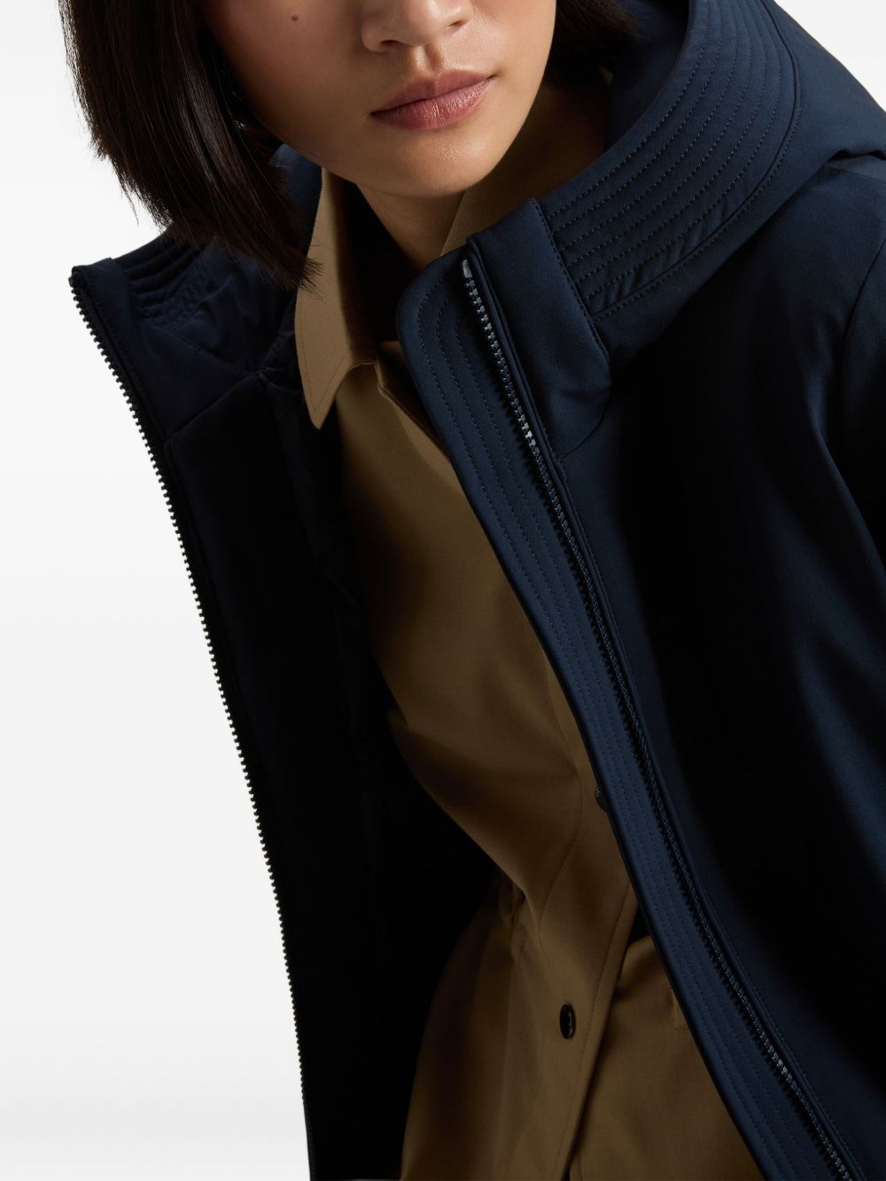 Woolrich Woolrich ELASTANE|94% POLYESTER 6% ELASTANE Midi parka coat
