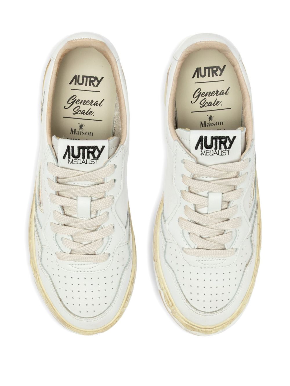 Autry X MAISON MIHARA YASUHIRO MEDALIST LOW SUPER VINTAGE SNEAKERS