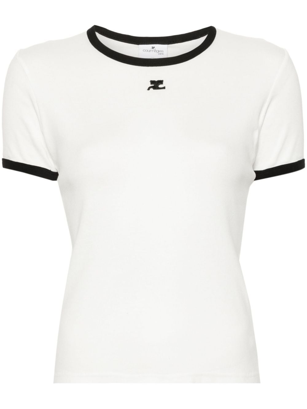 Courreges Pre Courreges Pre Logo cotton t-shirt