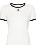 Courreges Pre Courreges Pre Logo cotton t-shirt