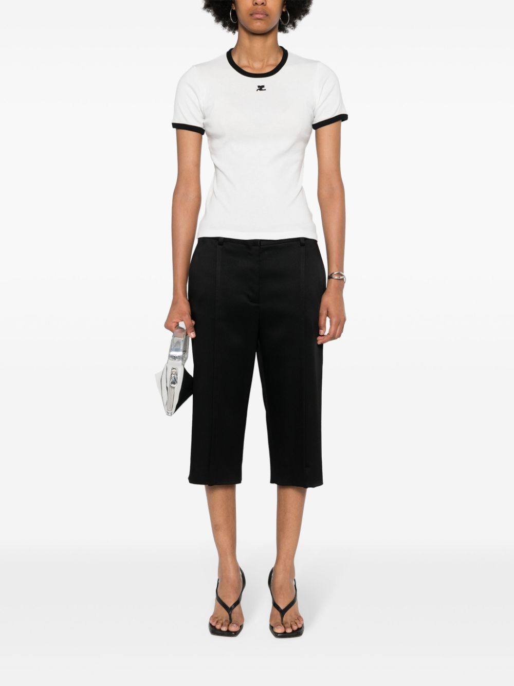 Courreges Pre Courreges Pre Logo cotton t-shirt