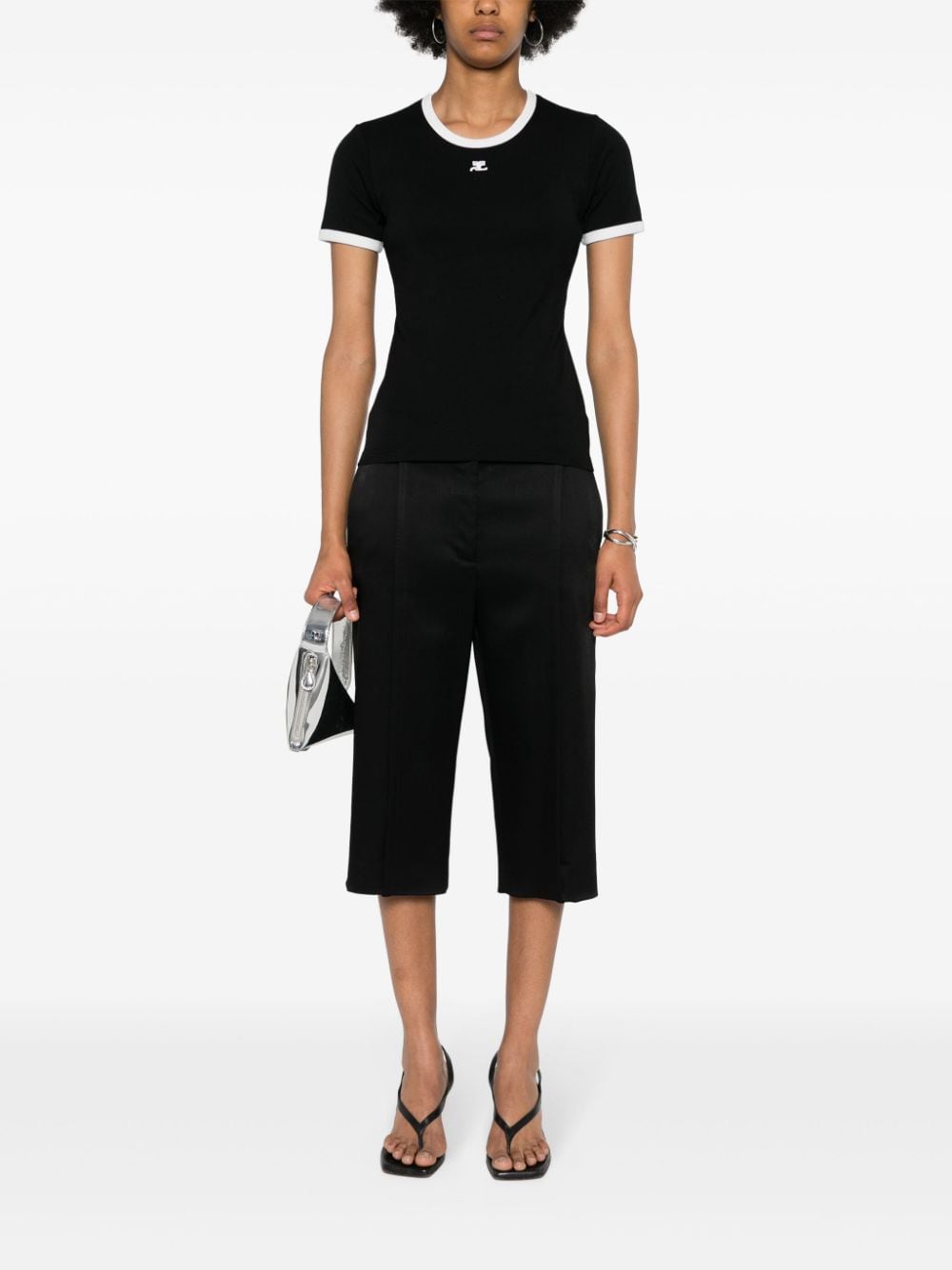 Courreges Pre Courreges Pre Logo cotton t-shirt