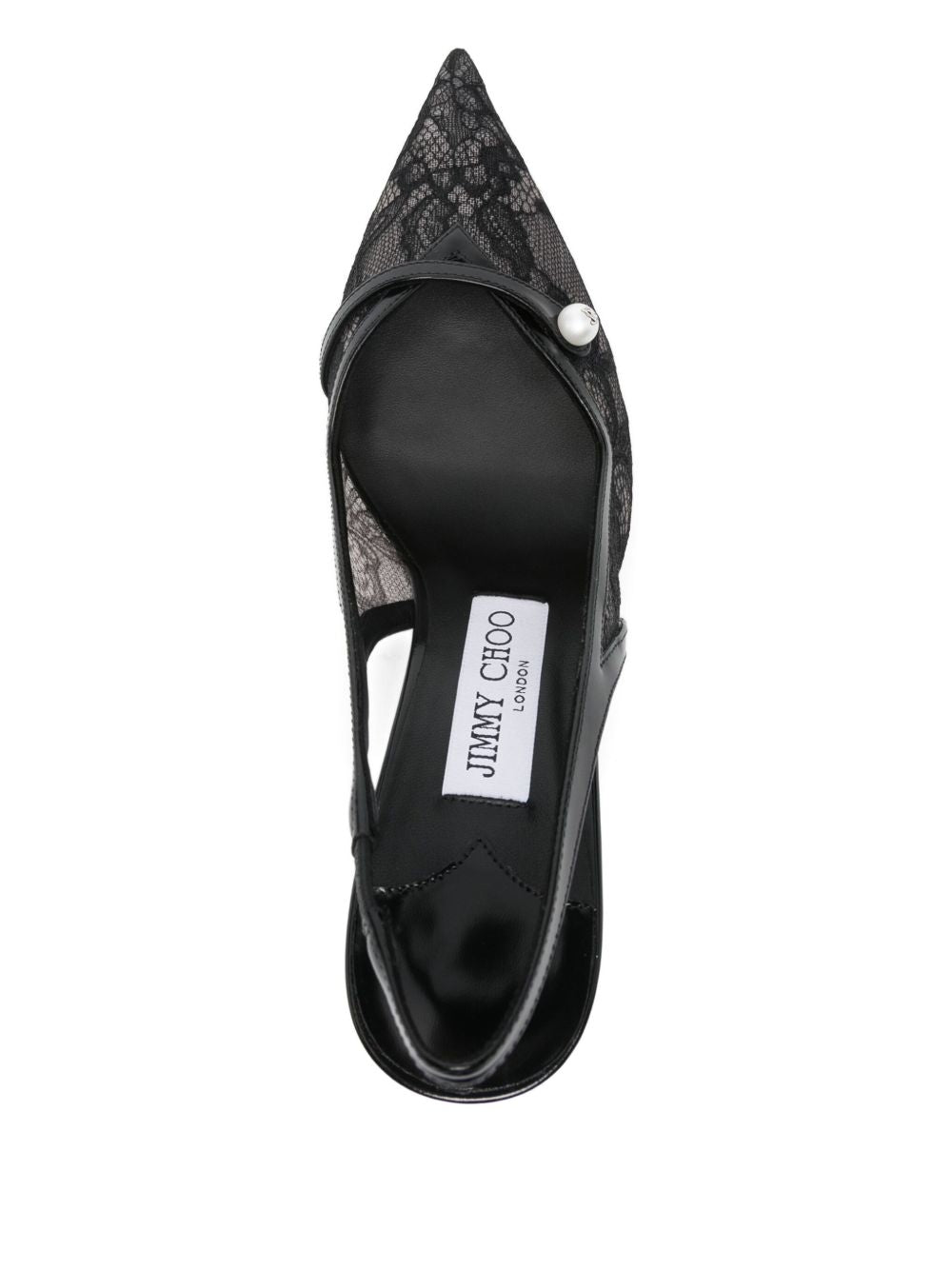 Jimmy Choo Jimmy Choo Amita 45 patent leather slingback pumps
