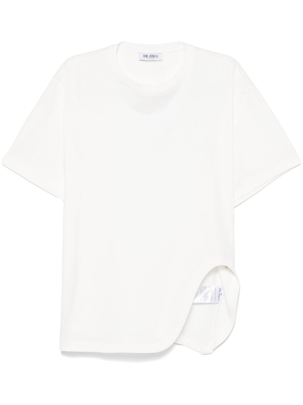 The Attico The Attico Asymmetric cotton t-shirt